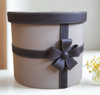 The Duchess Bow Accent Round Bin