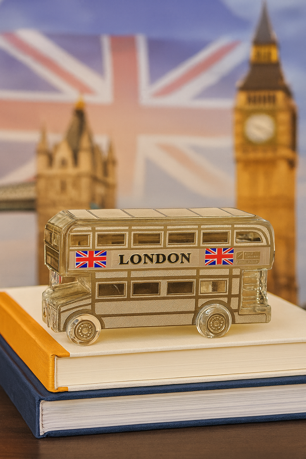 London Heritage Double-Decker Bus - Silver
