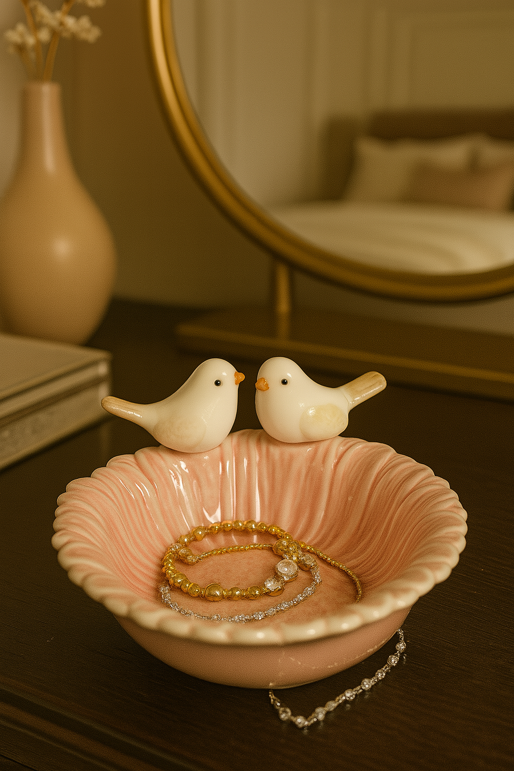 The Lovebirds Petal Bowl