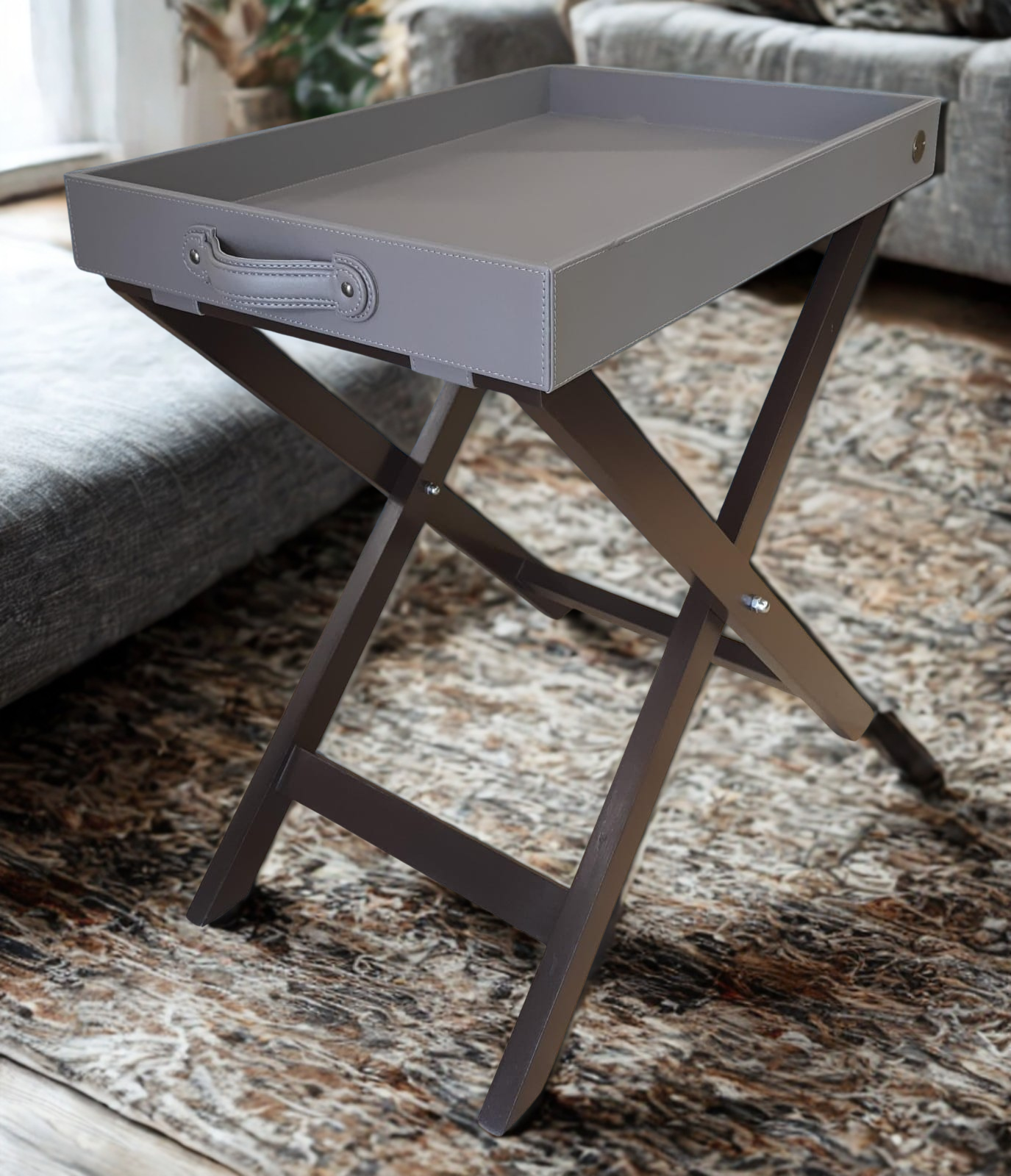 Kensington Grey Butler Tray Table