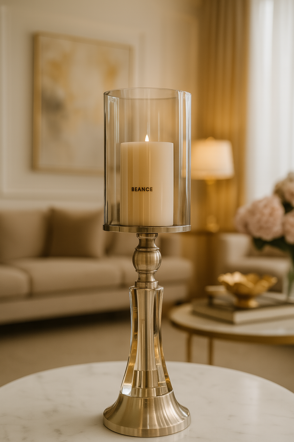 The Windsor Column Hurricane Candle Holder