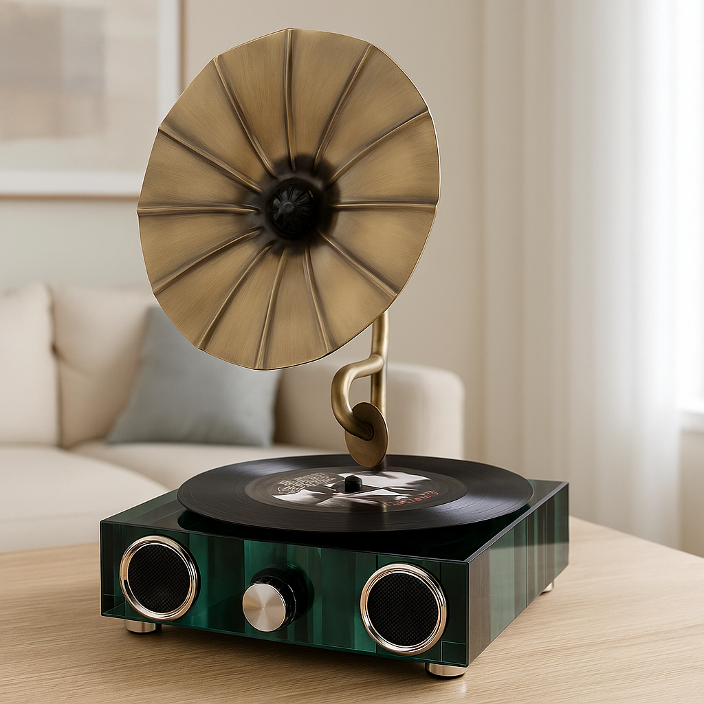 Echoes of Time Crystal Showpiece