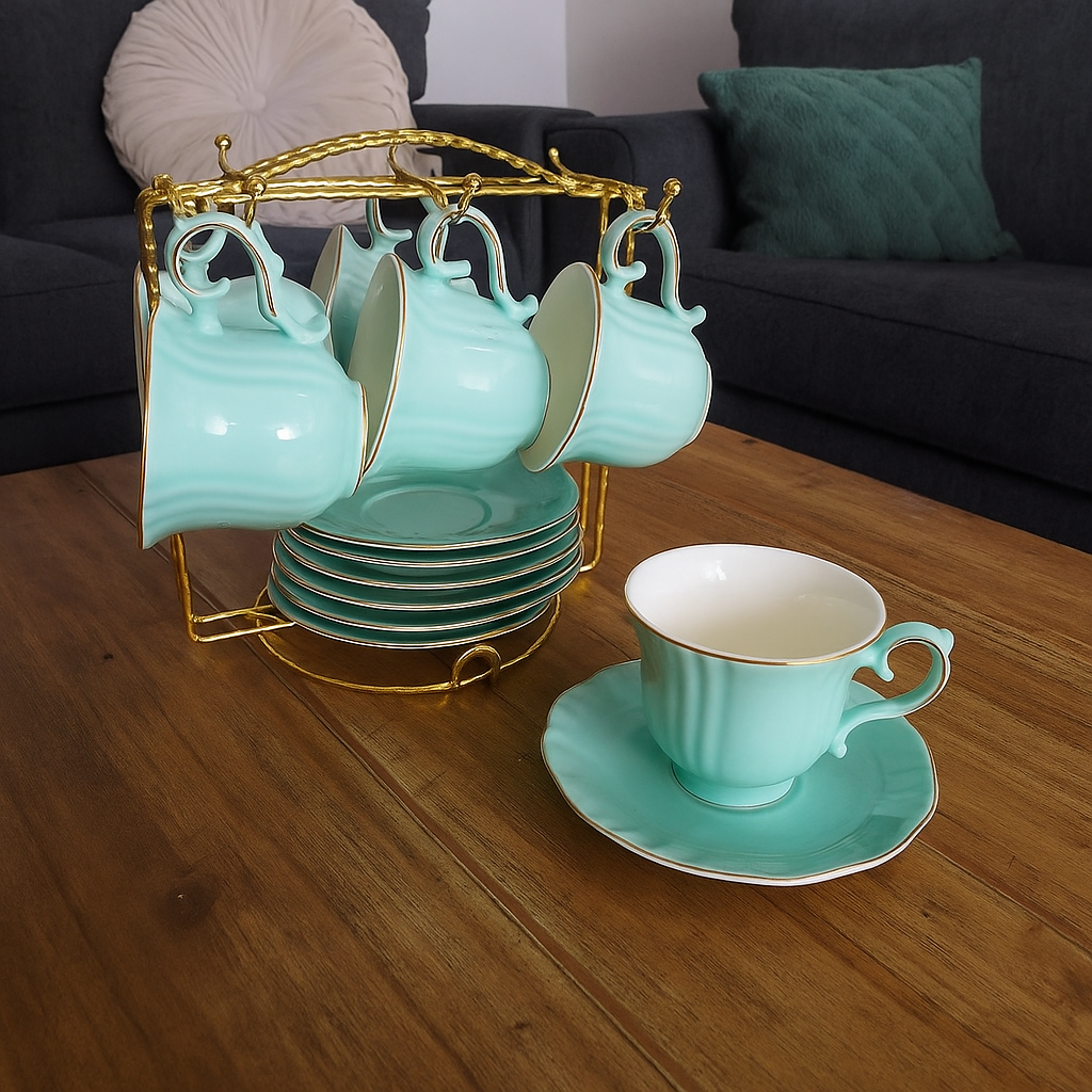 Heritage Charm Cup Set – Mint Green
