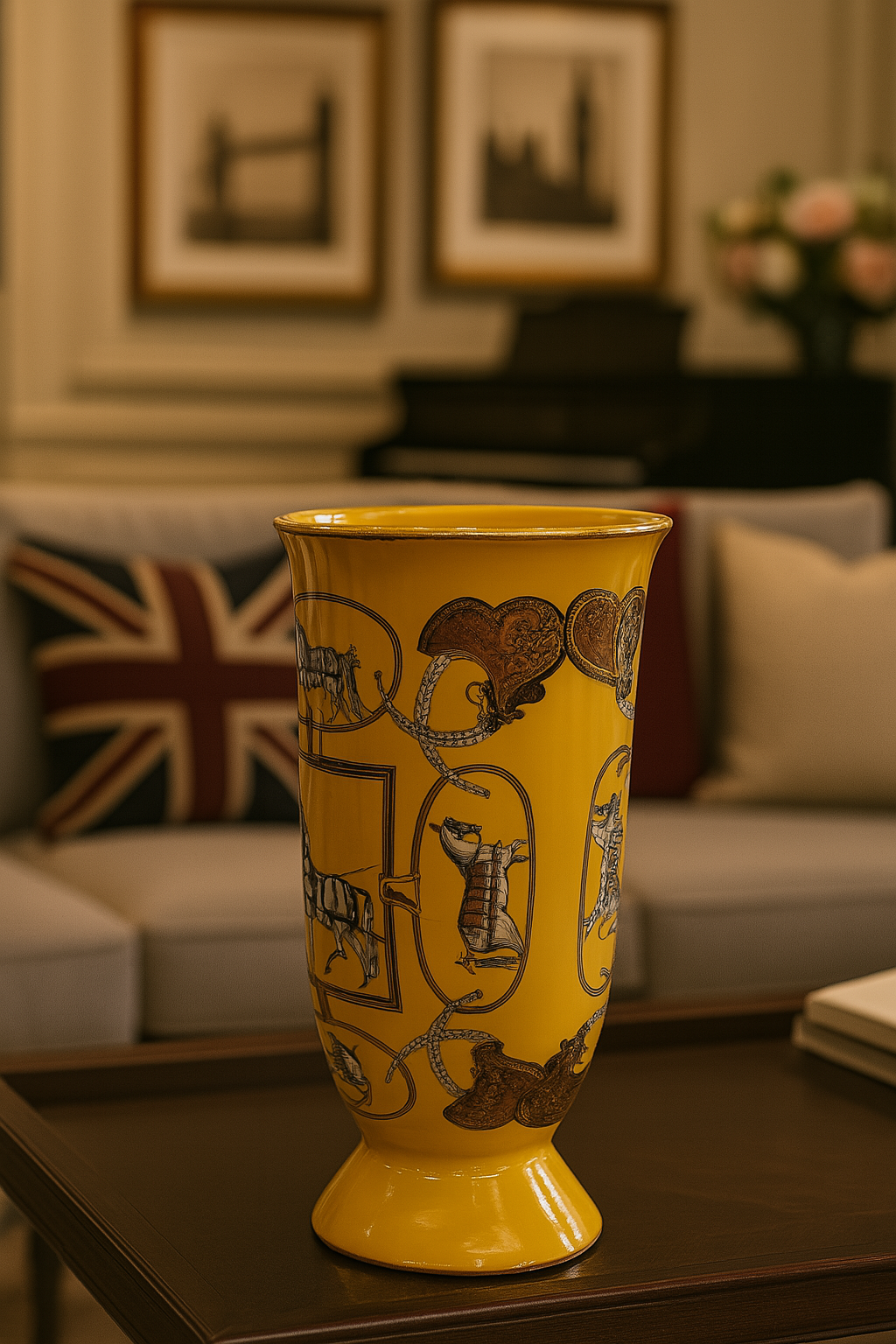 The Marigold Equestrian Vase