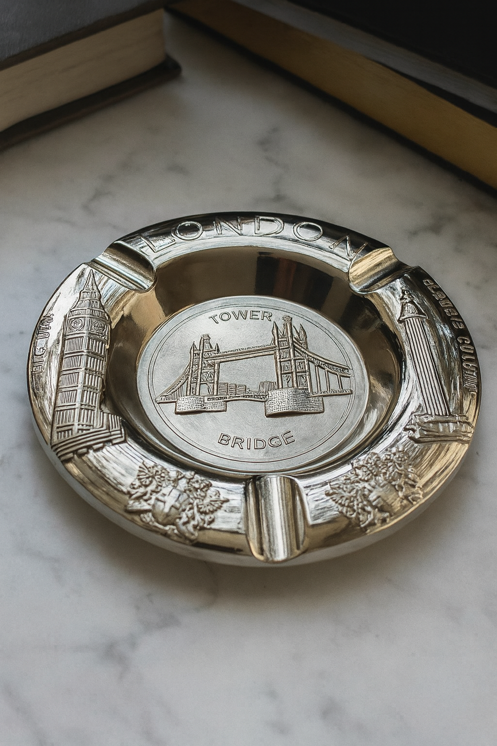 London Heritage Silver Ashtray
