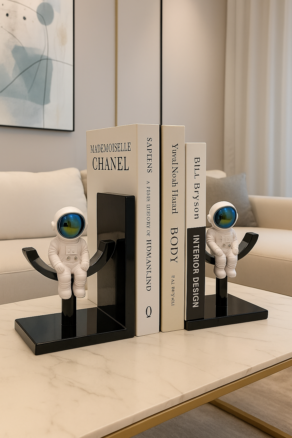 Astral Elegance Bookends