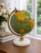 The Vintage Explorer Green Globe – Large