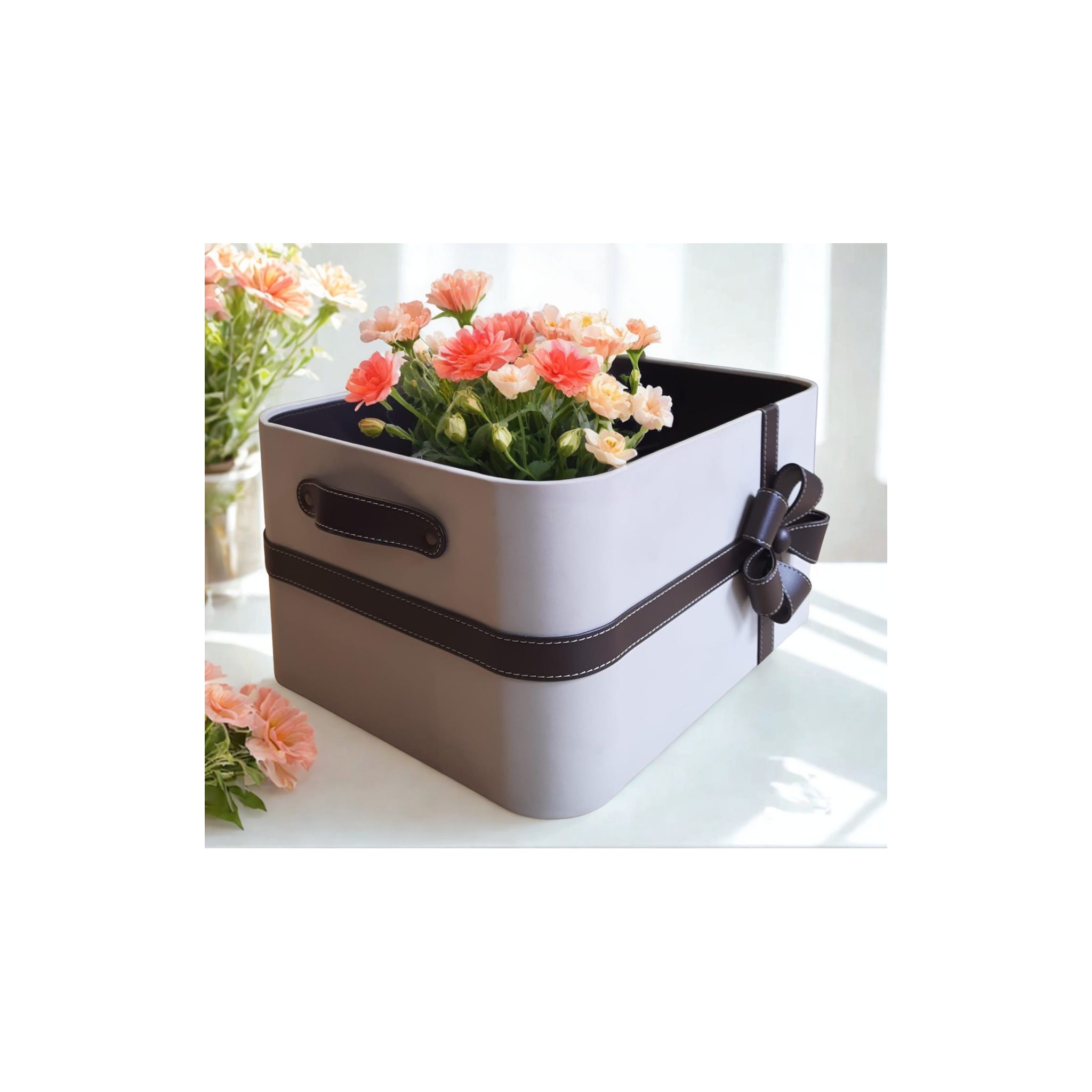 The Duchess Bow Accent Multi-Purpose Basket