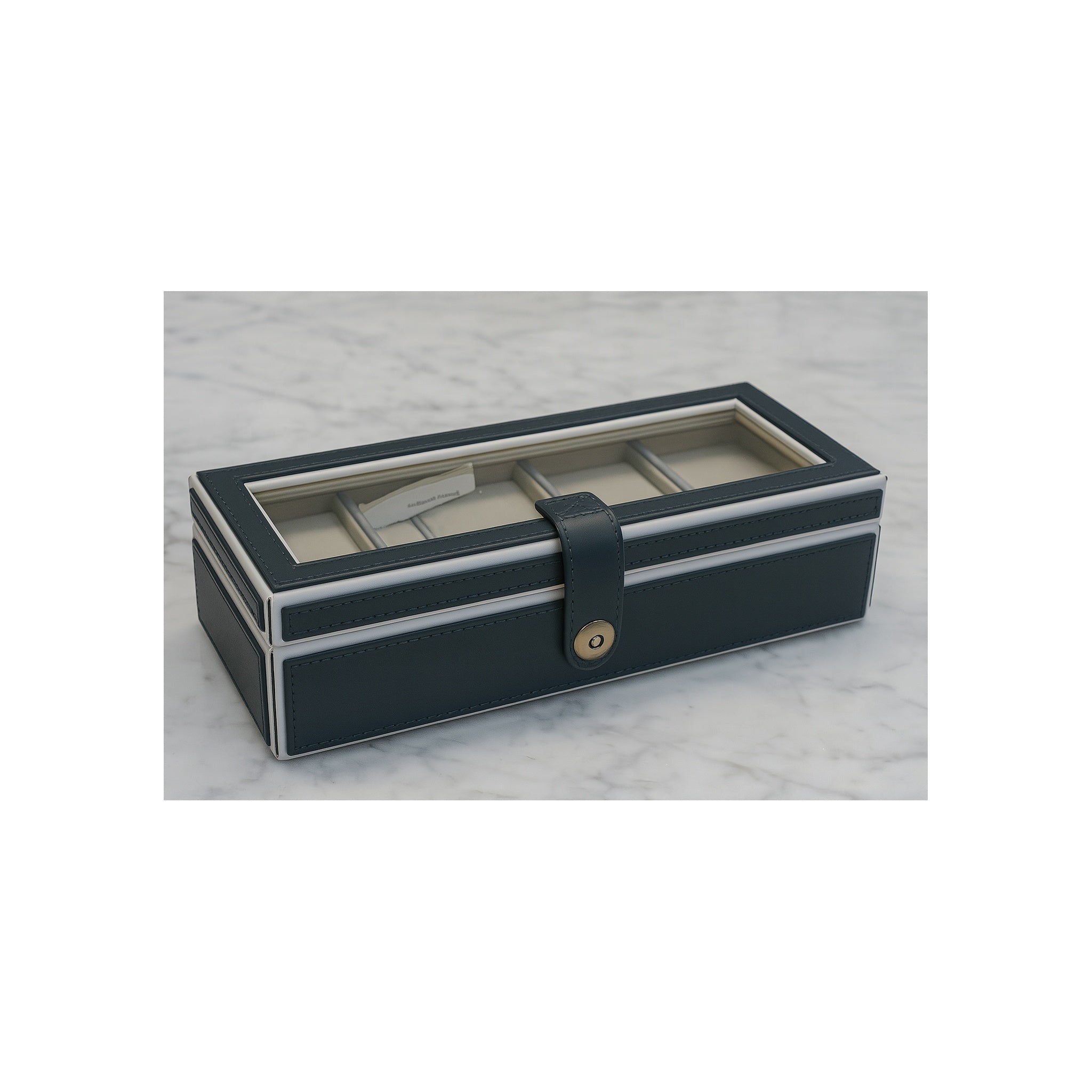 Knightsbridge Watch Box – Nautical Blue