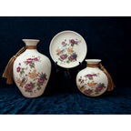 Ivory Pearl Blossom – 3 Piece Ceramic Set