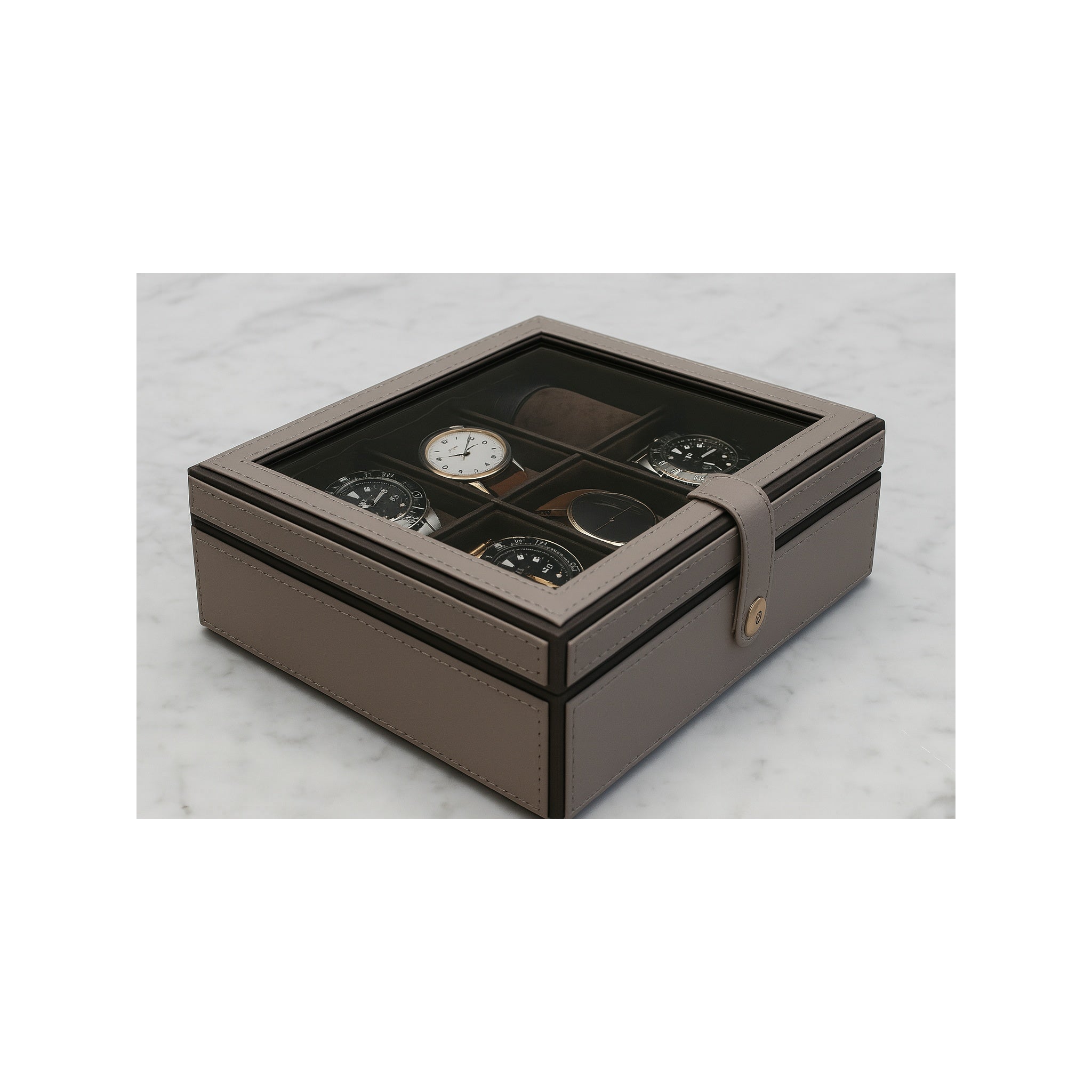 Knightsbridge Watch Box – Blush Pink