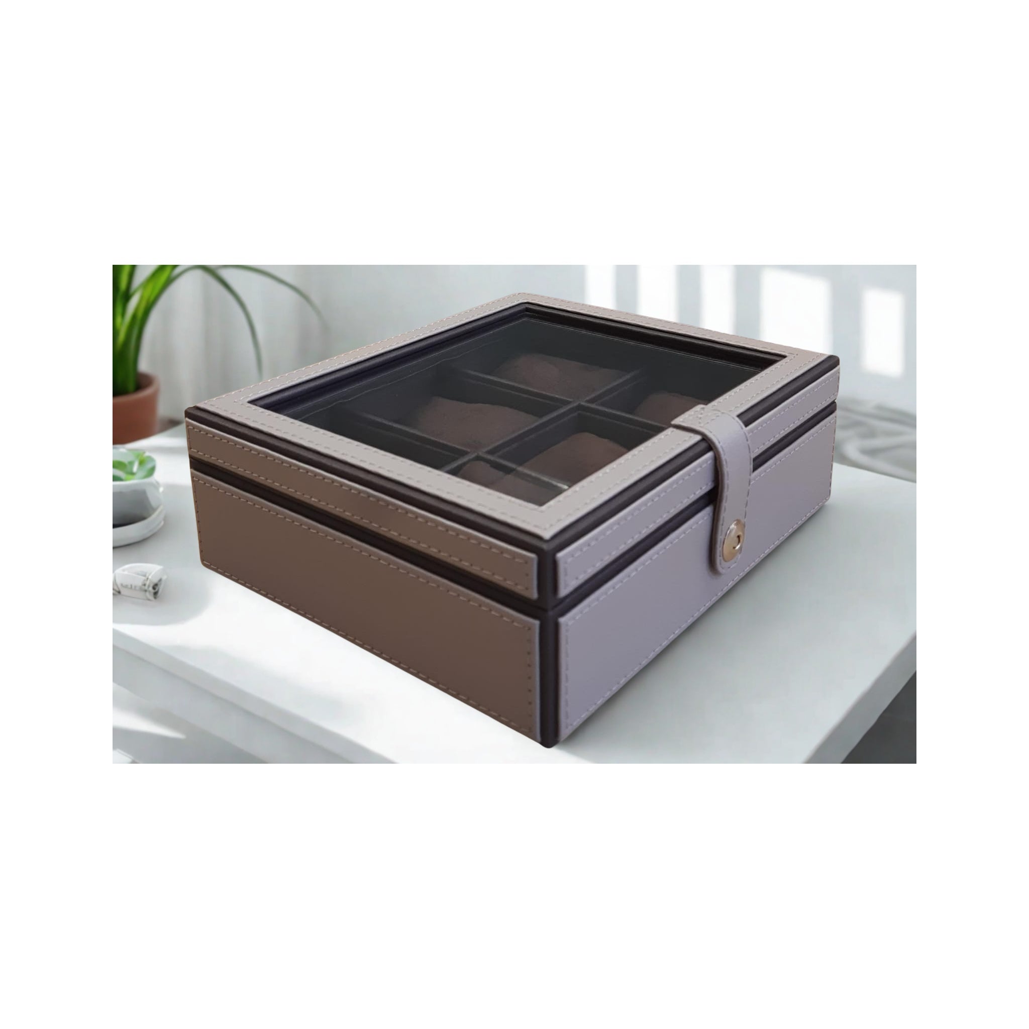 Knightsbridge Watch Box – Blush Pink