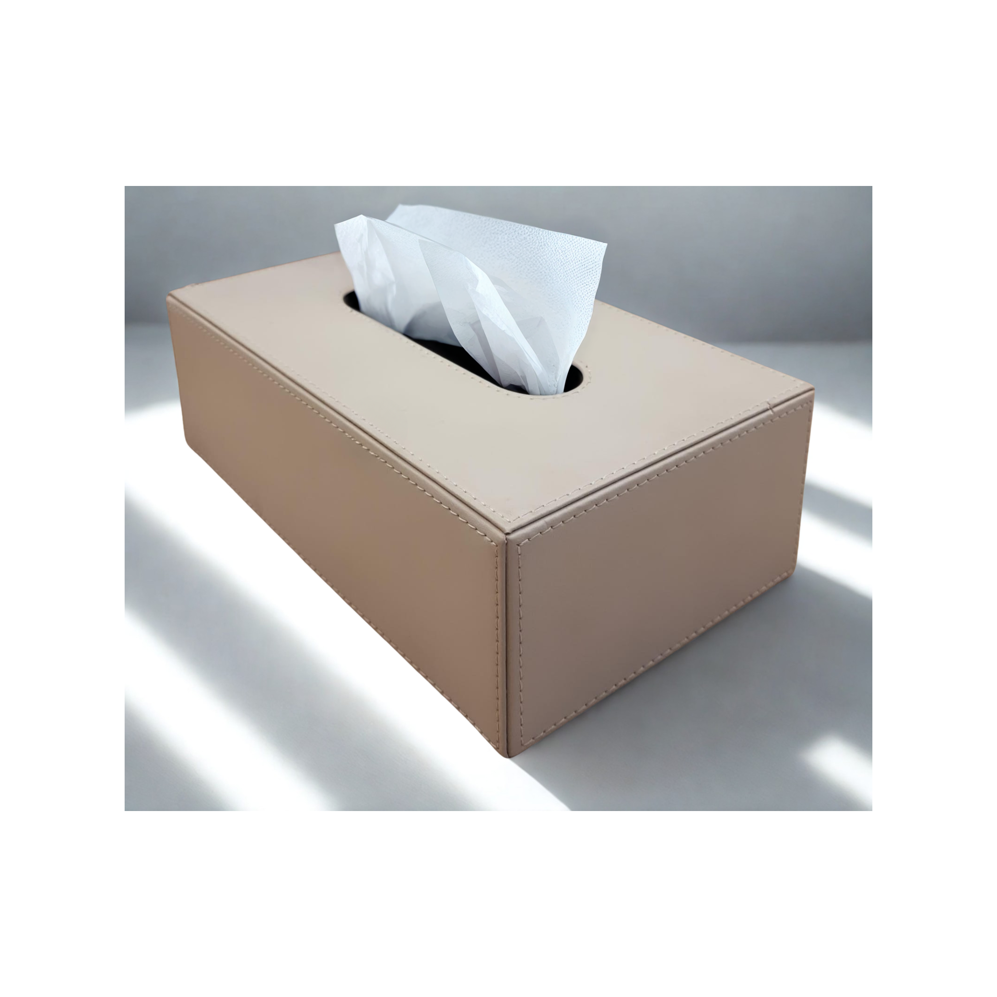 Balmoral Tissue Box - Ivory