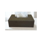 Balmoral Tissue Box — Olive Green