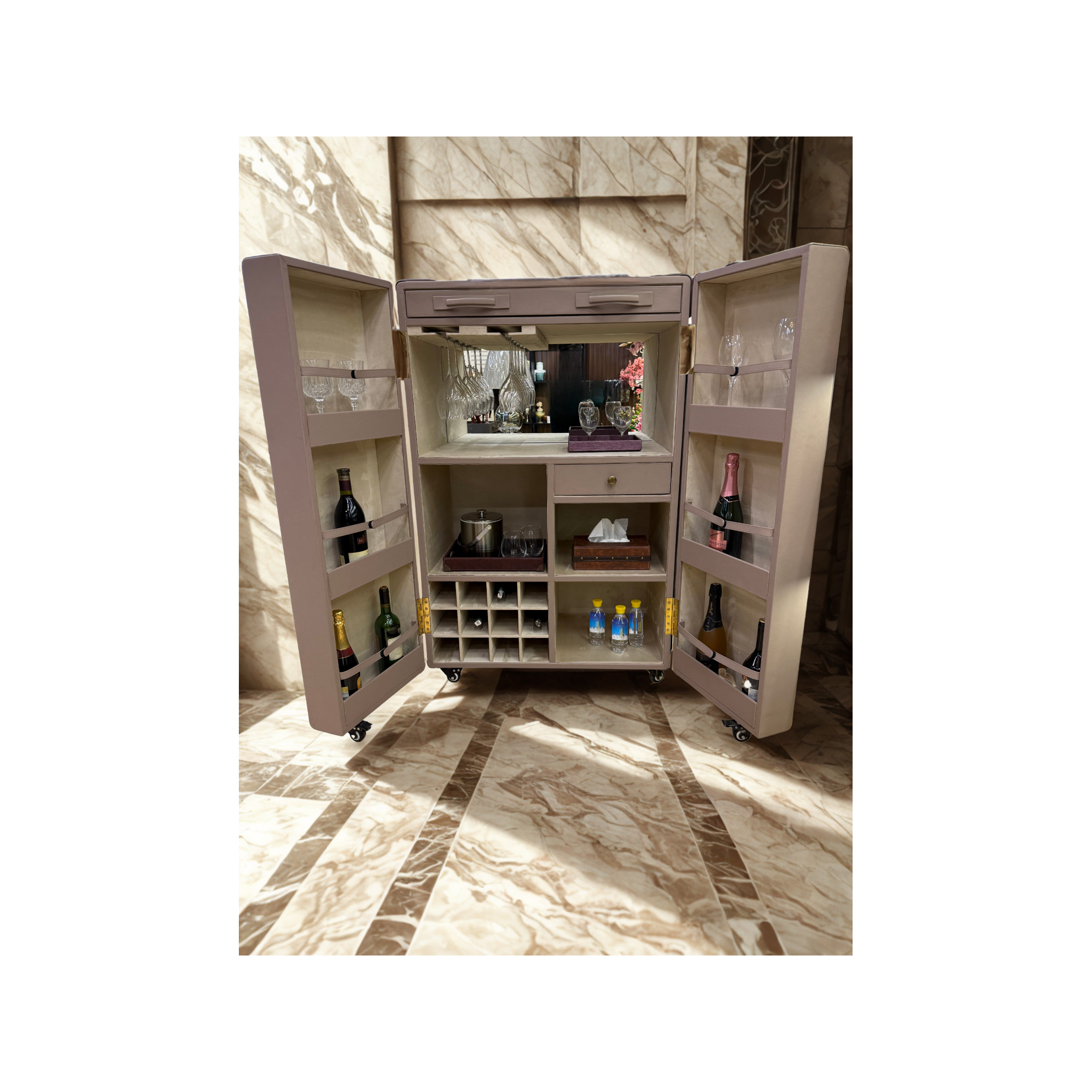 Belgravia Luxe Bar Cabinet