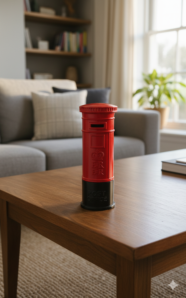 The Royal Mail Postbox Coin Bank