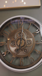 Eterna Gear Wall Clock - White