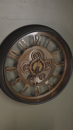 Eterna Gear Wall Clock - Black