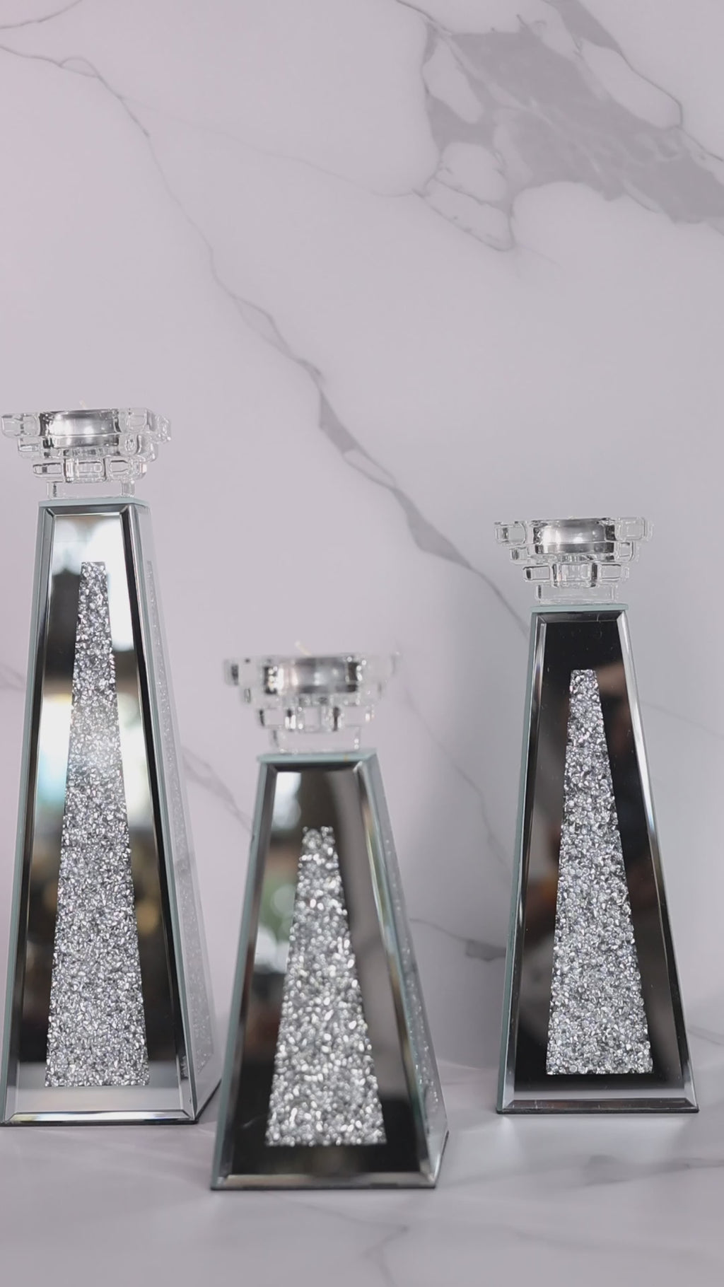 The Crystal Prism Candle Holder – Medium