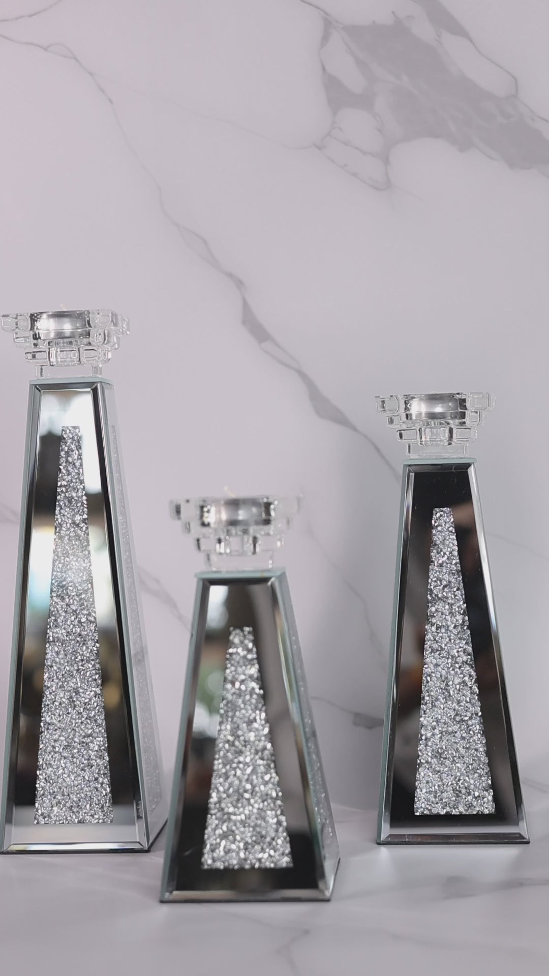 The Crystal Prism Candle Holder – Medium