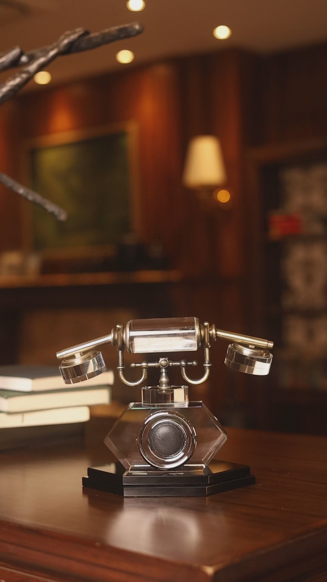 Gilded Era Crystal Telephone