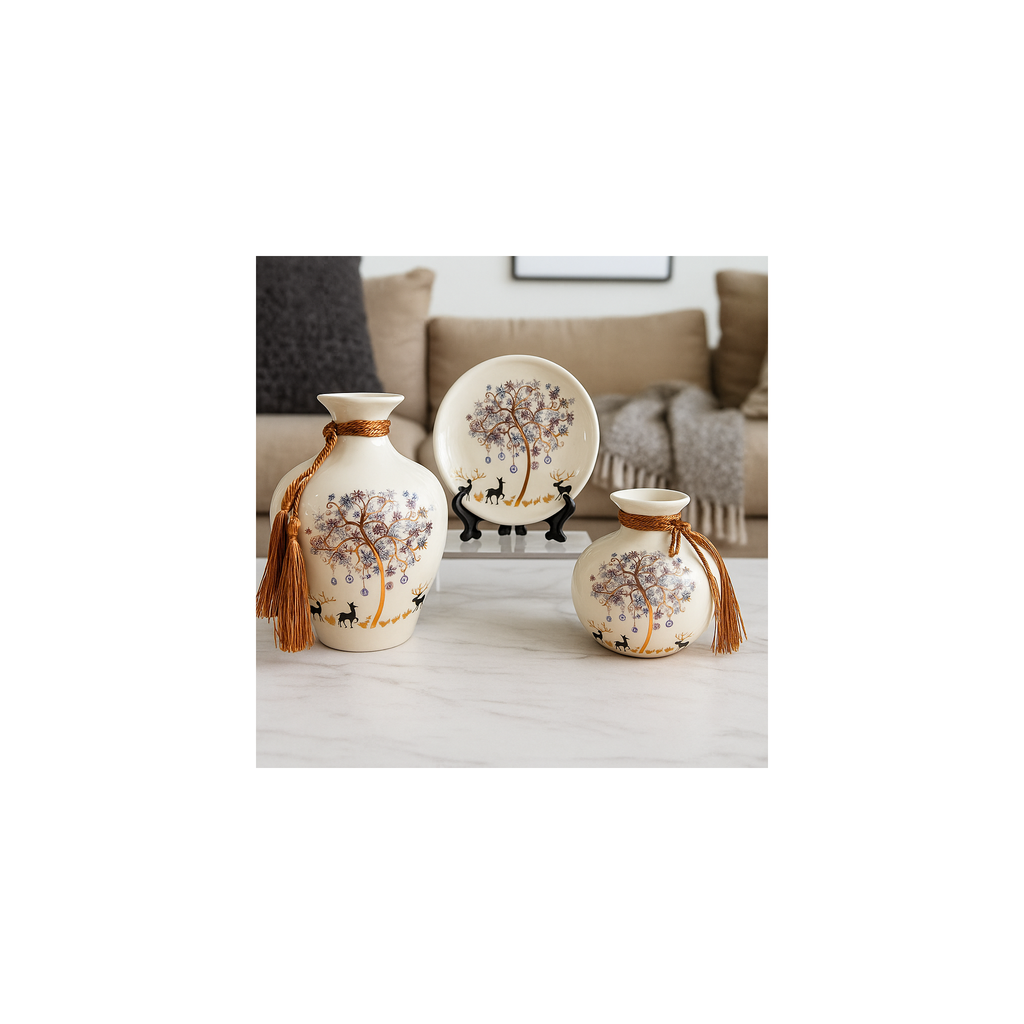 Tree of Life – 3 Piece Ceramic Set