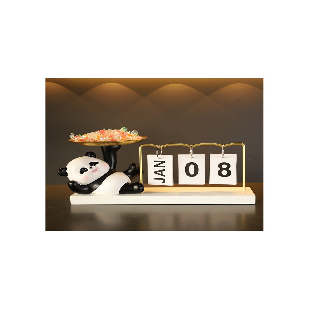 Happy Panda Calendar Showpiece