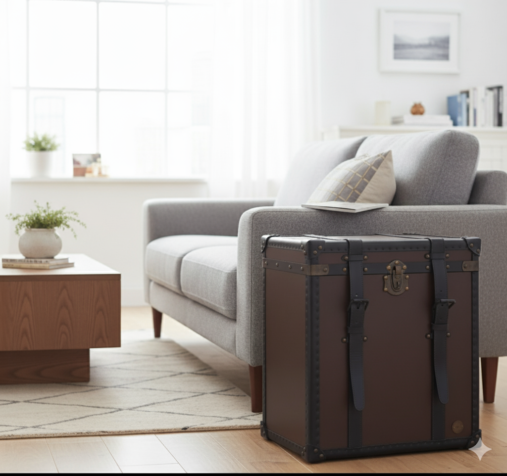 Cambridge Vintage Leather Trunk