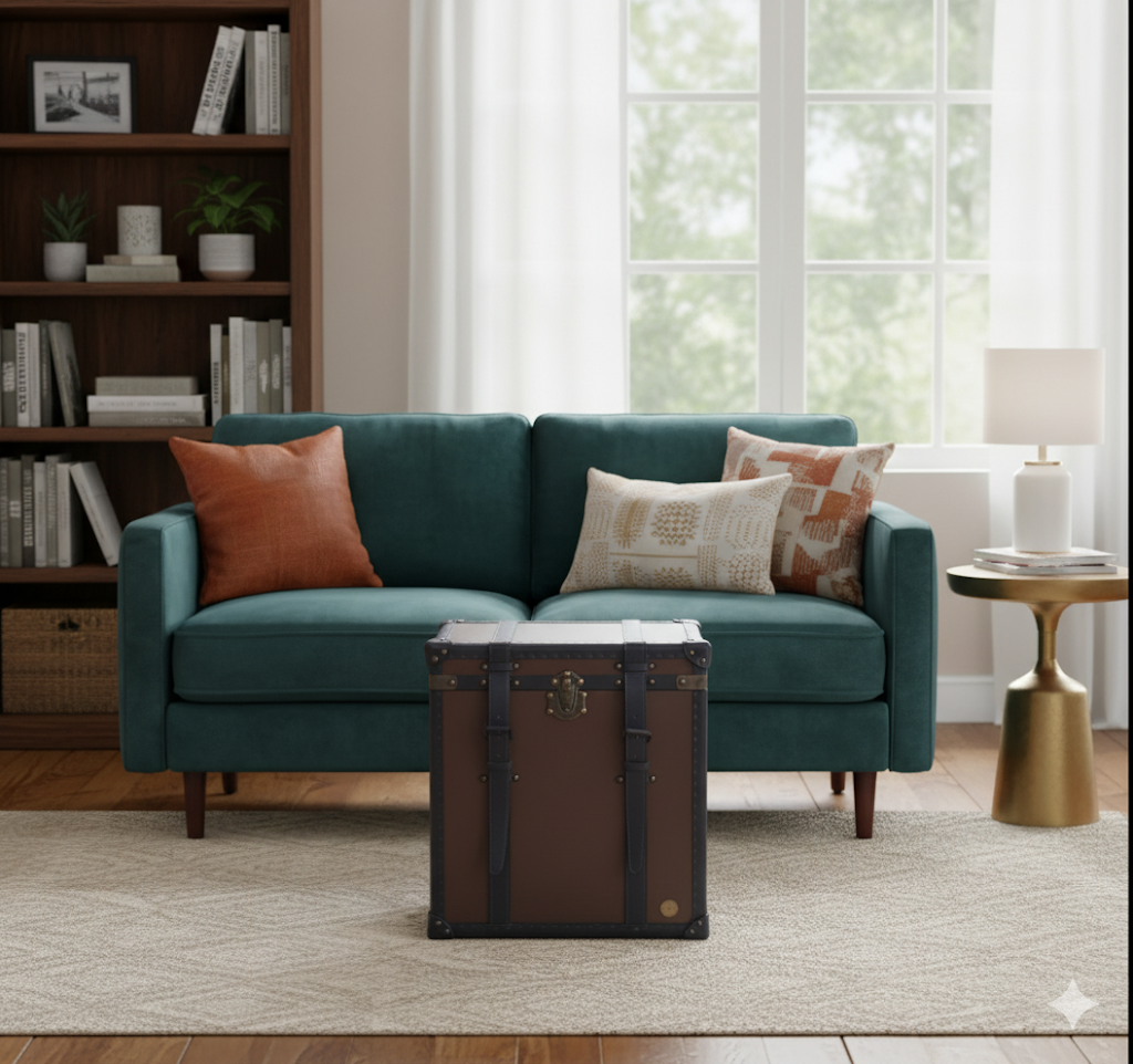 Cambridge Vintage Leather Trunk