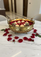 The Royal Elephant Procession Brass Urli