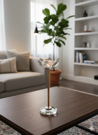 Crystal Lotus Candle Stand – Large