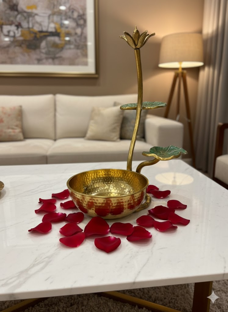 Lotus Bloom Decorative Bowl