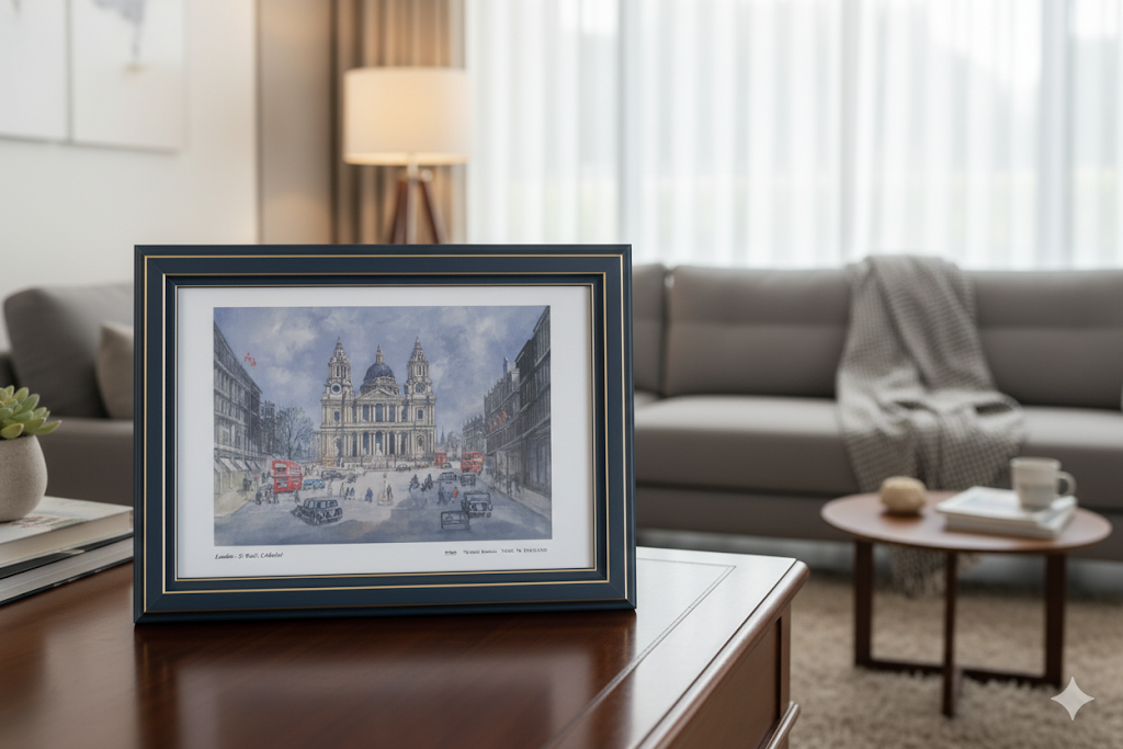 London St. Paul’s Cathedral – Framed Canvas Print