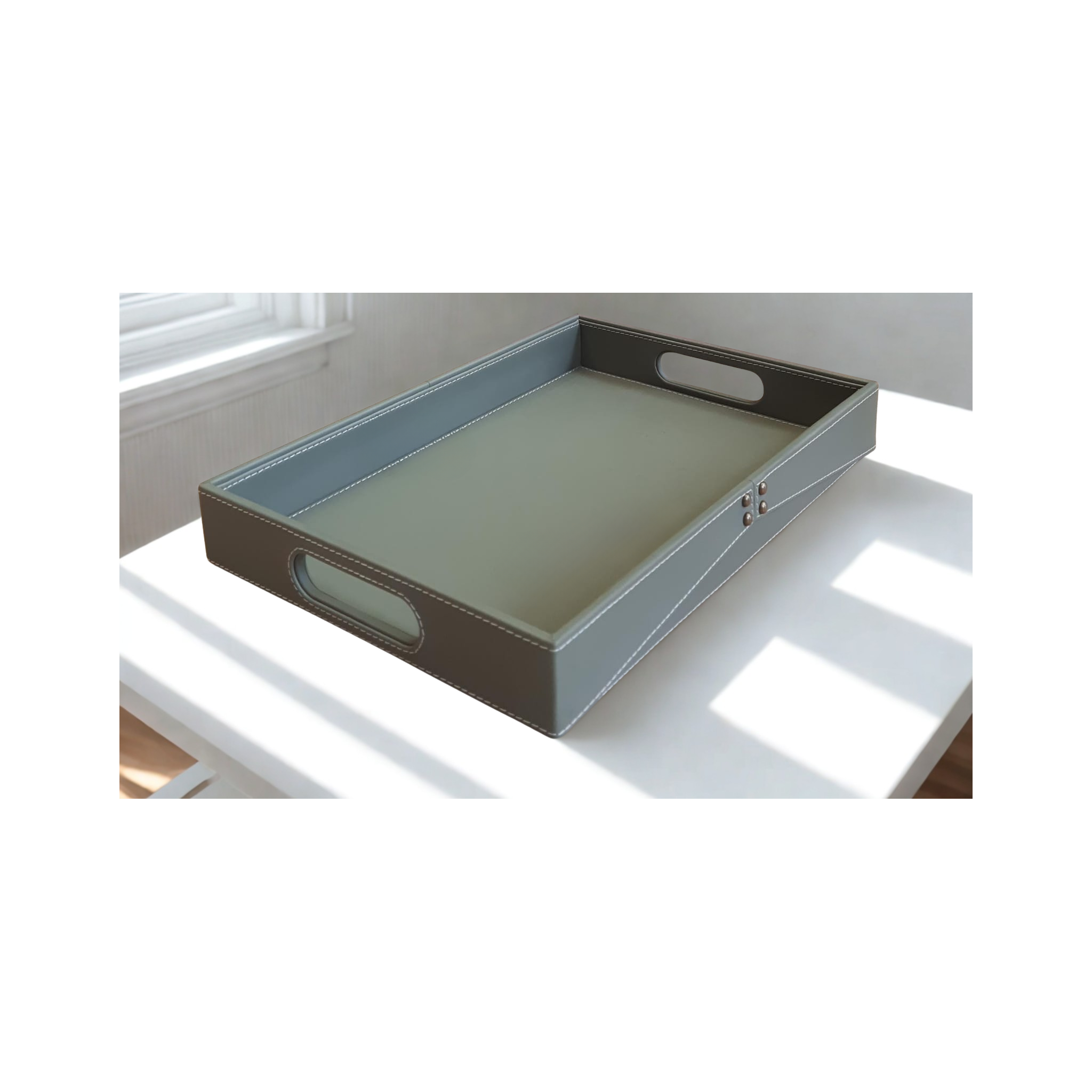 Chelsea Grace Leather Multi-purpose Tray - Large