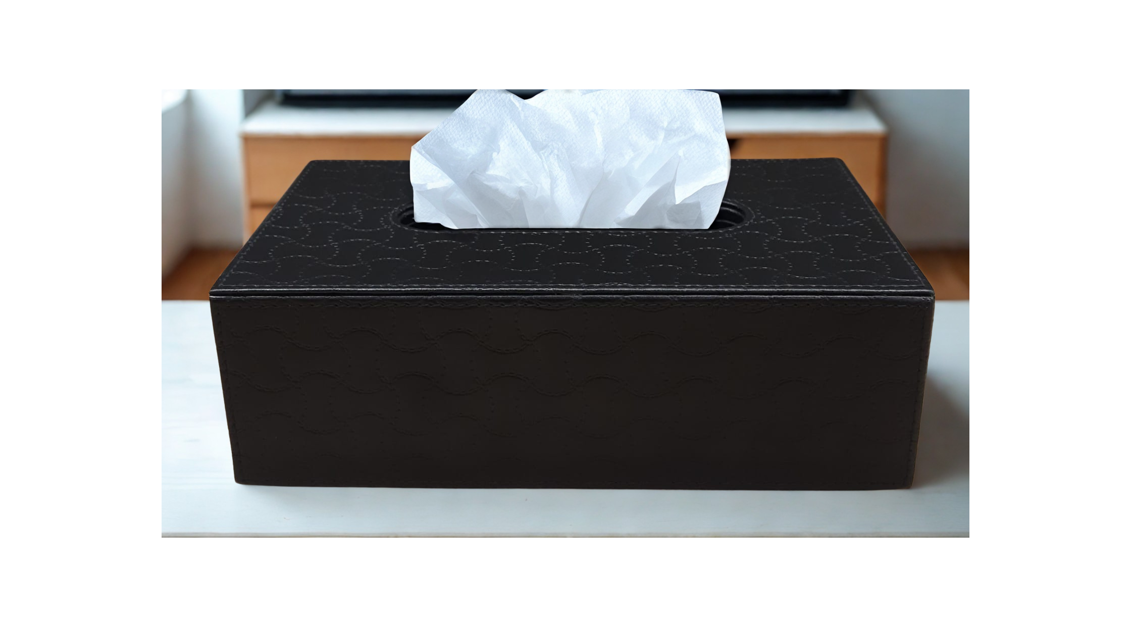 Balmoral Tissue Box - Black